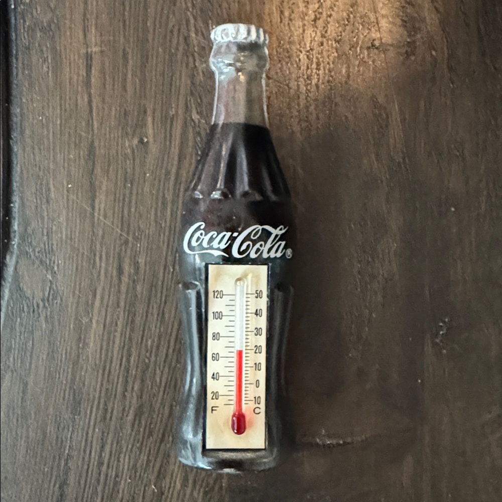 Vintage 1993 Coke Coca Cola Bottle Refrigerator Thermometer Magnet